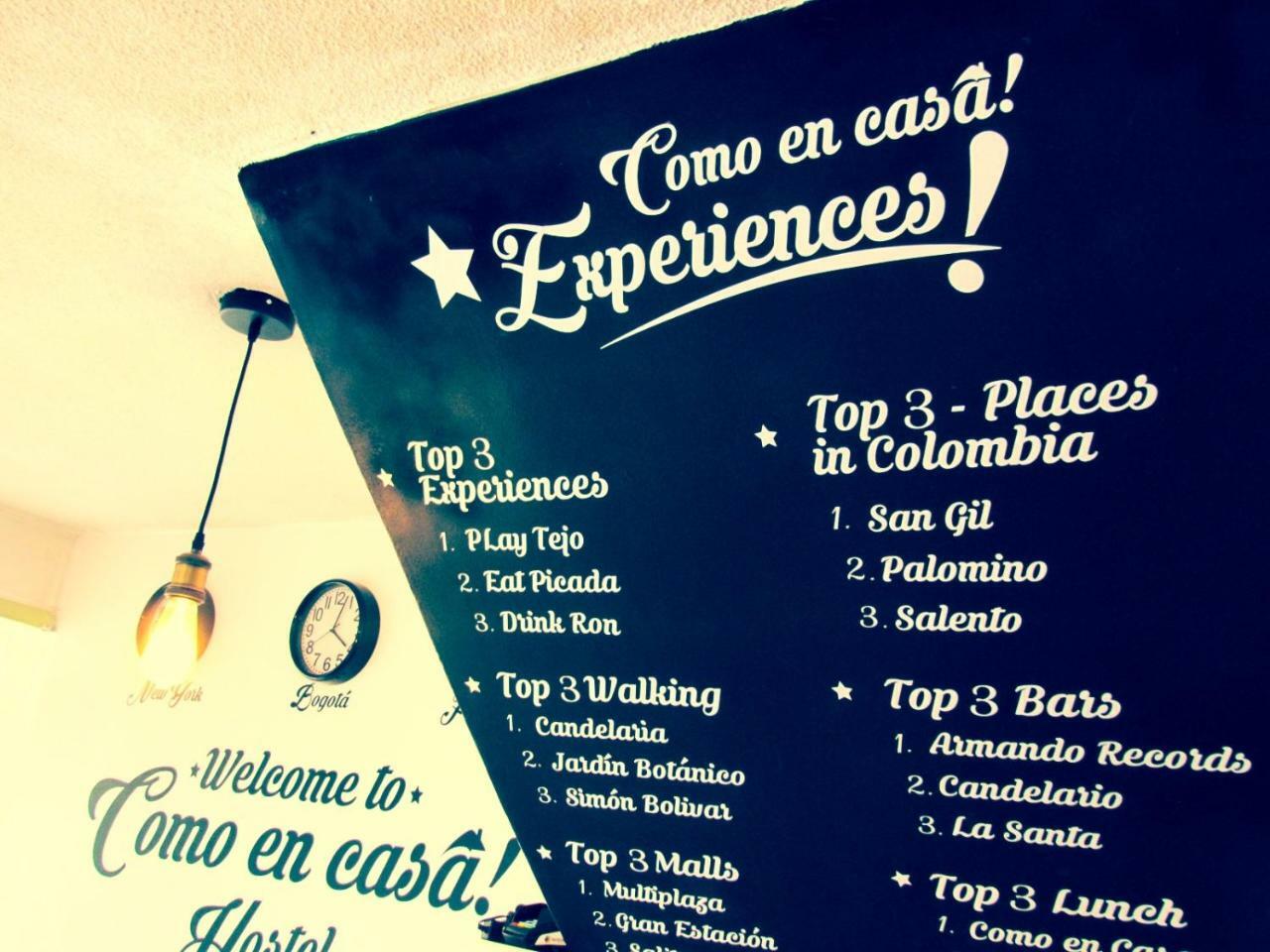 Como En Casa! Restaurante Y Hostal Bogotá Eksteriør billede